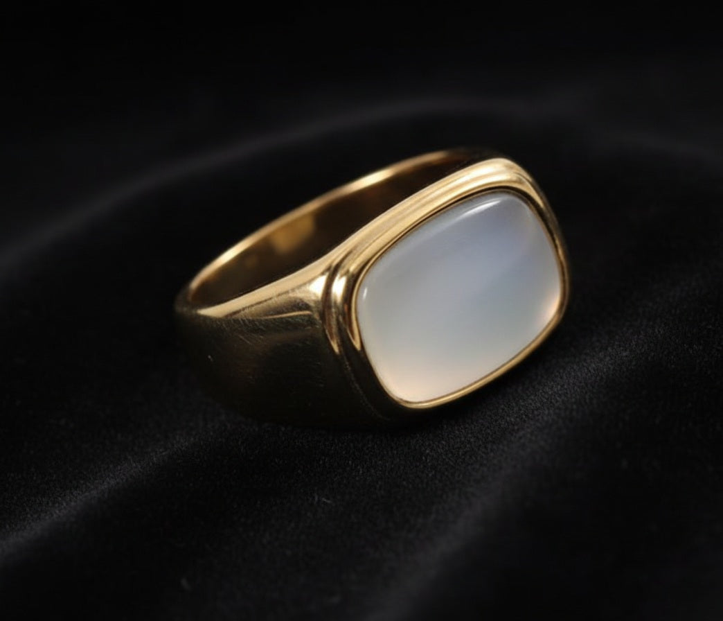 Anillo Dual - Equilibrio y Dualidad - acero inoxidable 316L