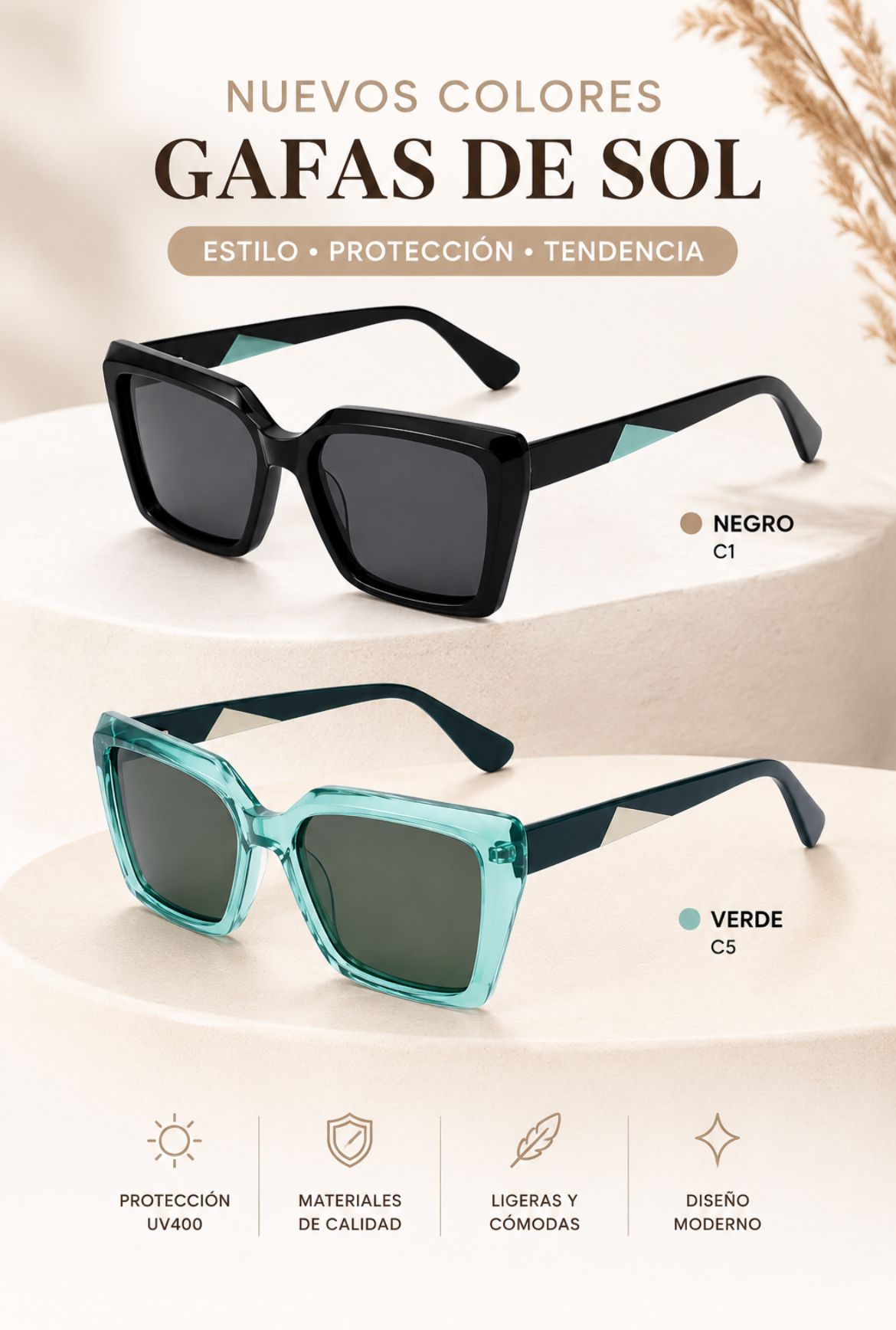 Riviera Bold- Gafas de mujer.