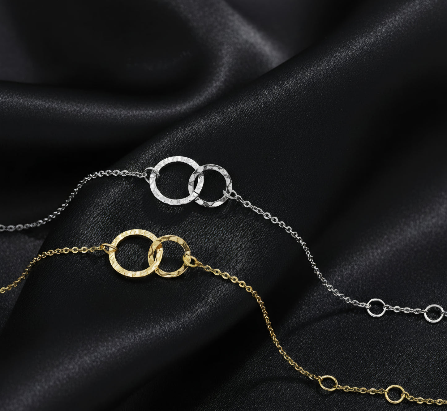 Pulsera entrelazados - El Vínculo Eterno- Acero inoxidable 316L