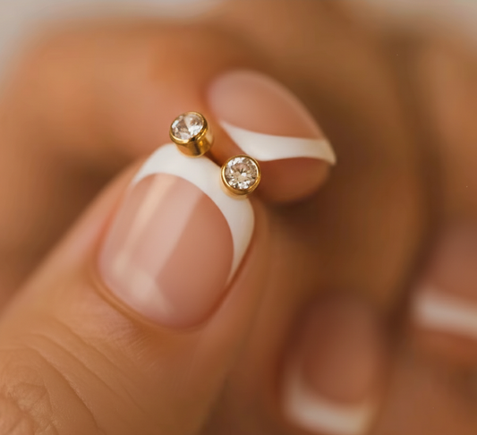 Pendientes Dot Stud - Pendientes de Botón Hipoalergénicos