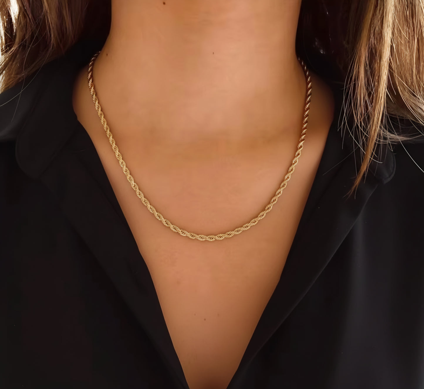 Collar Core - Cadena de Acero Quirúrgico de Alta Resistencia