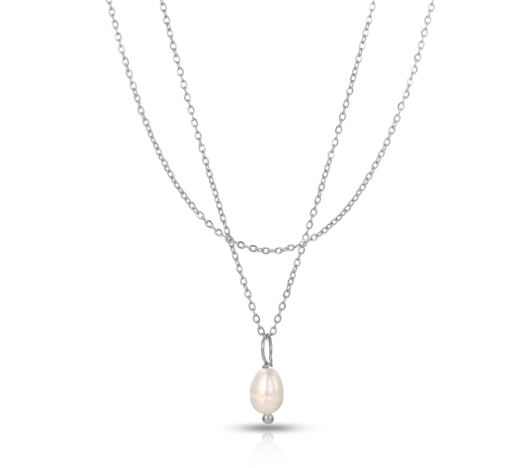Collar Riviera Pearl – Double Layer