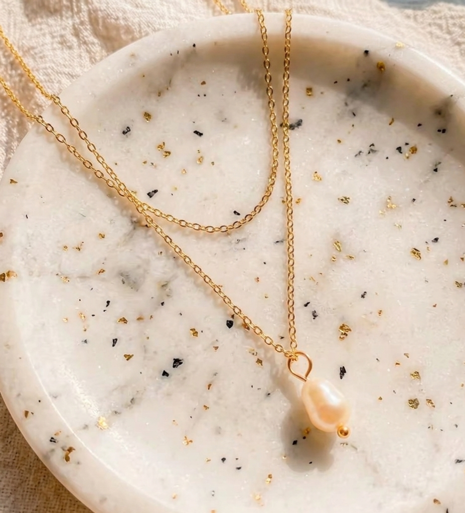 Collar Riviera Pearl – Double Layer