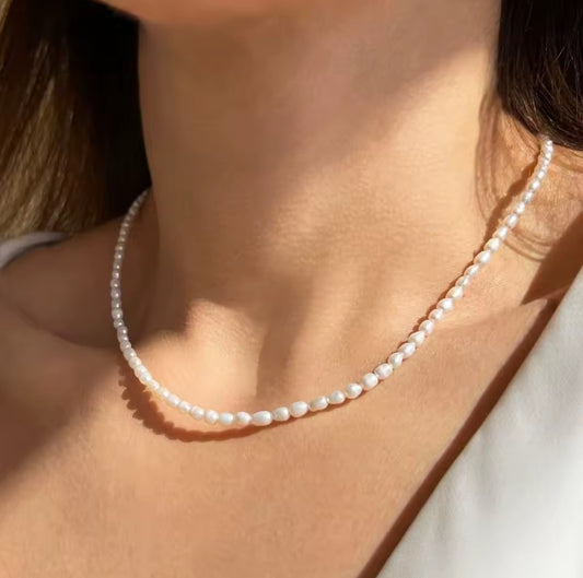 Collar Mare Pearl – Perlas y Acero Inoxidable