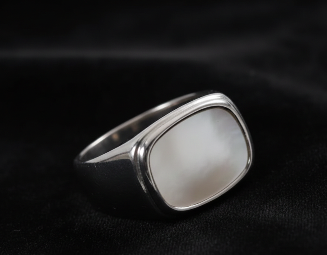 Anillo Dual - Equilibrio y Dualidad - acero inoxidable 316L