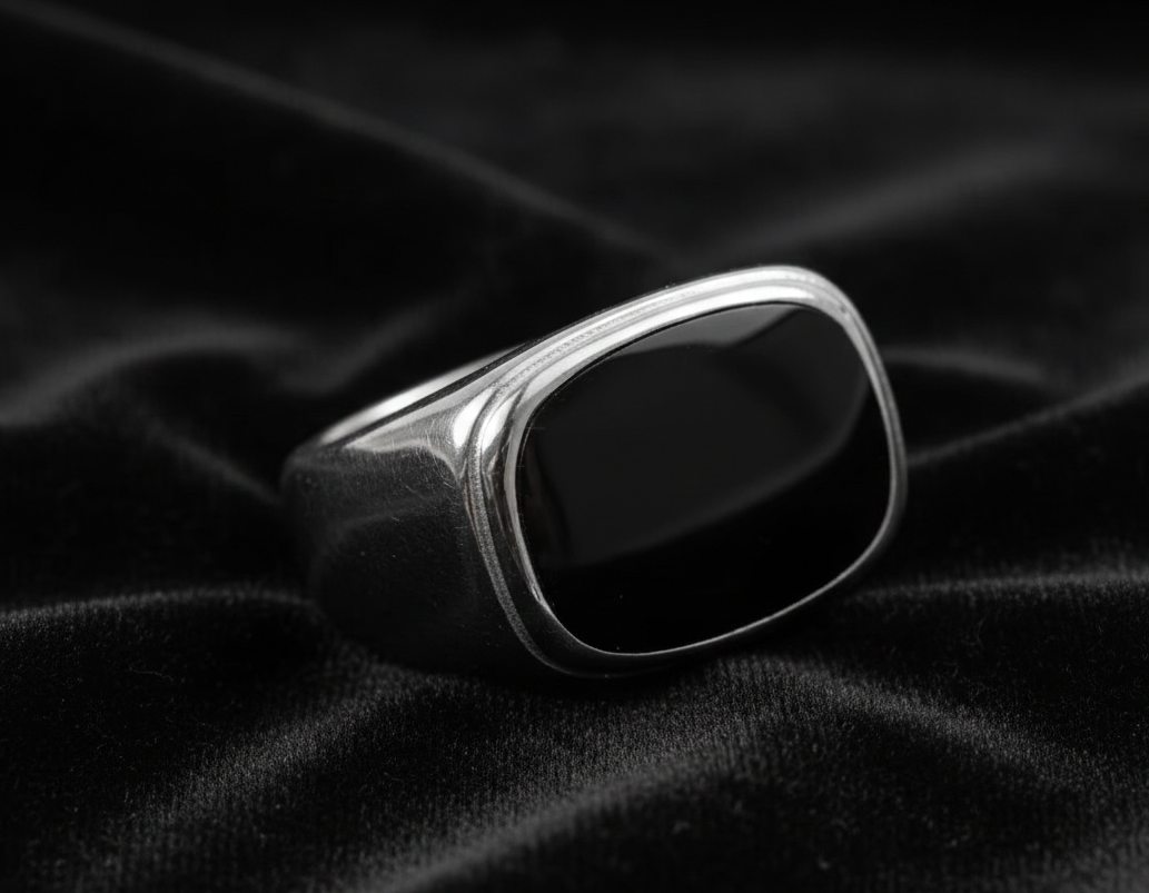 Anillo Dual - Equilibrio y Dualidad - acero inoxidable 316L