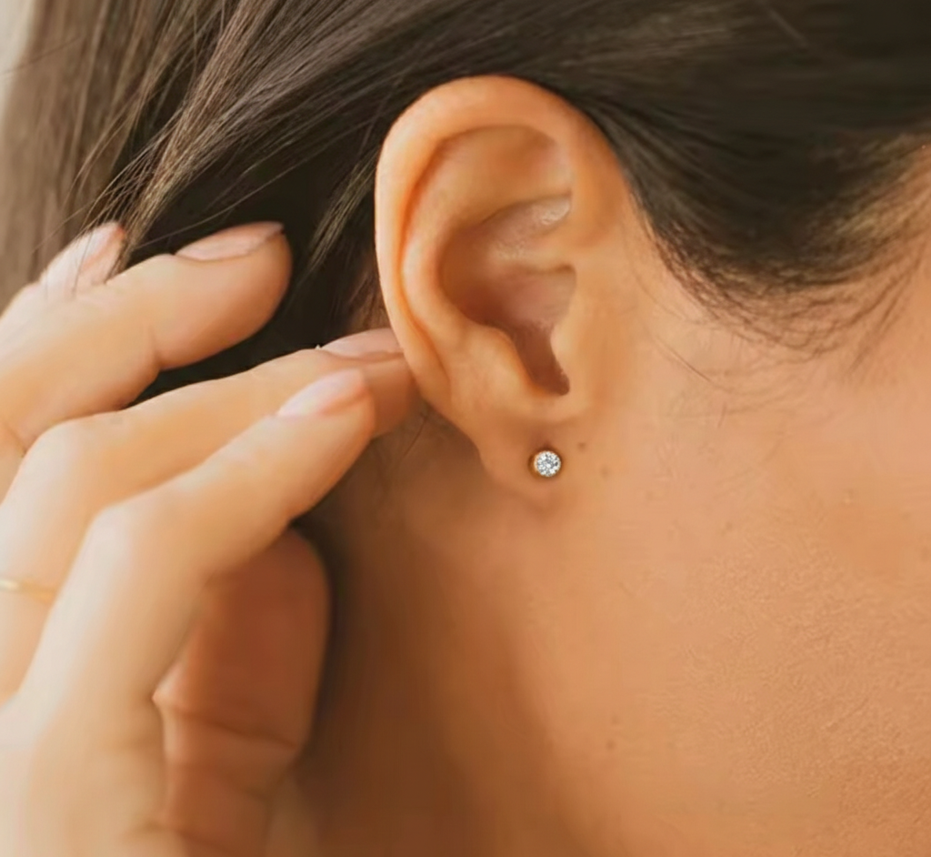 Pendientes Dot Stud - Pendientes de Botón Hipoalergénicos