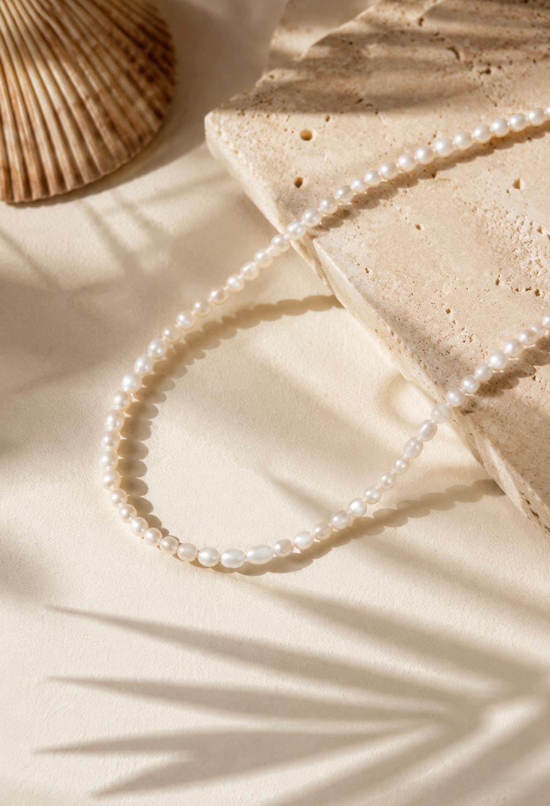 Collar Mare Pearl – Perlas y Acero Inoxidable